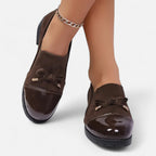 Aveline the Label | Women’s Moccasin Loafers with Bow Detail