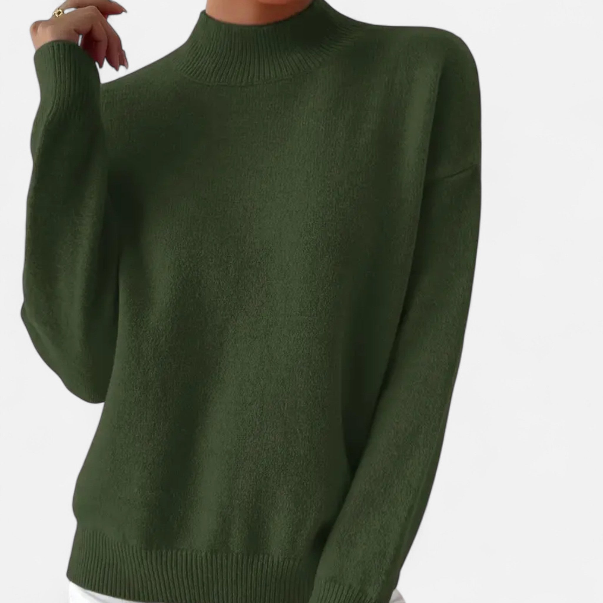 Aveline the Label | Women’s Mock Neck Long Sleeve Sweater