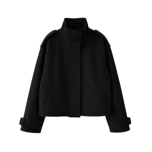 Aveline the Label | Women's Wool Coat with High Collar