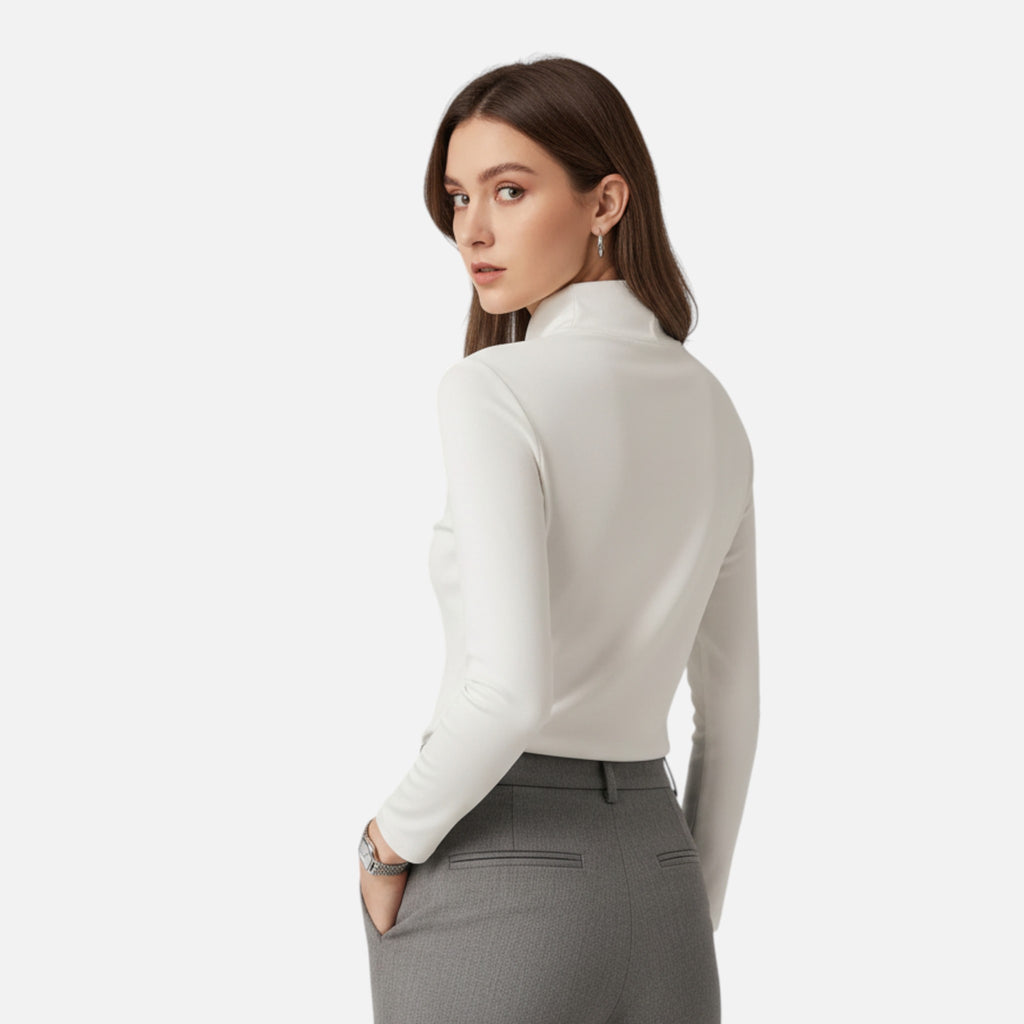 Aveline the Label | Women’s High-Neck Long-Sleeve Top