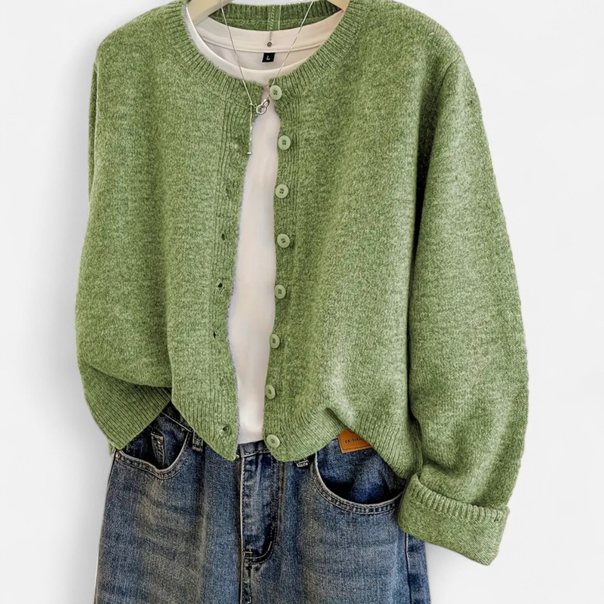 Aveline the Label | Women’s Button-Front Long Sleeve Cardigan