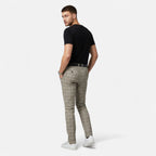 Aveline the Label | Men’s Slim-Fit Plaid Ankle-Length Pants