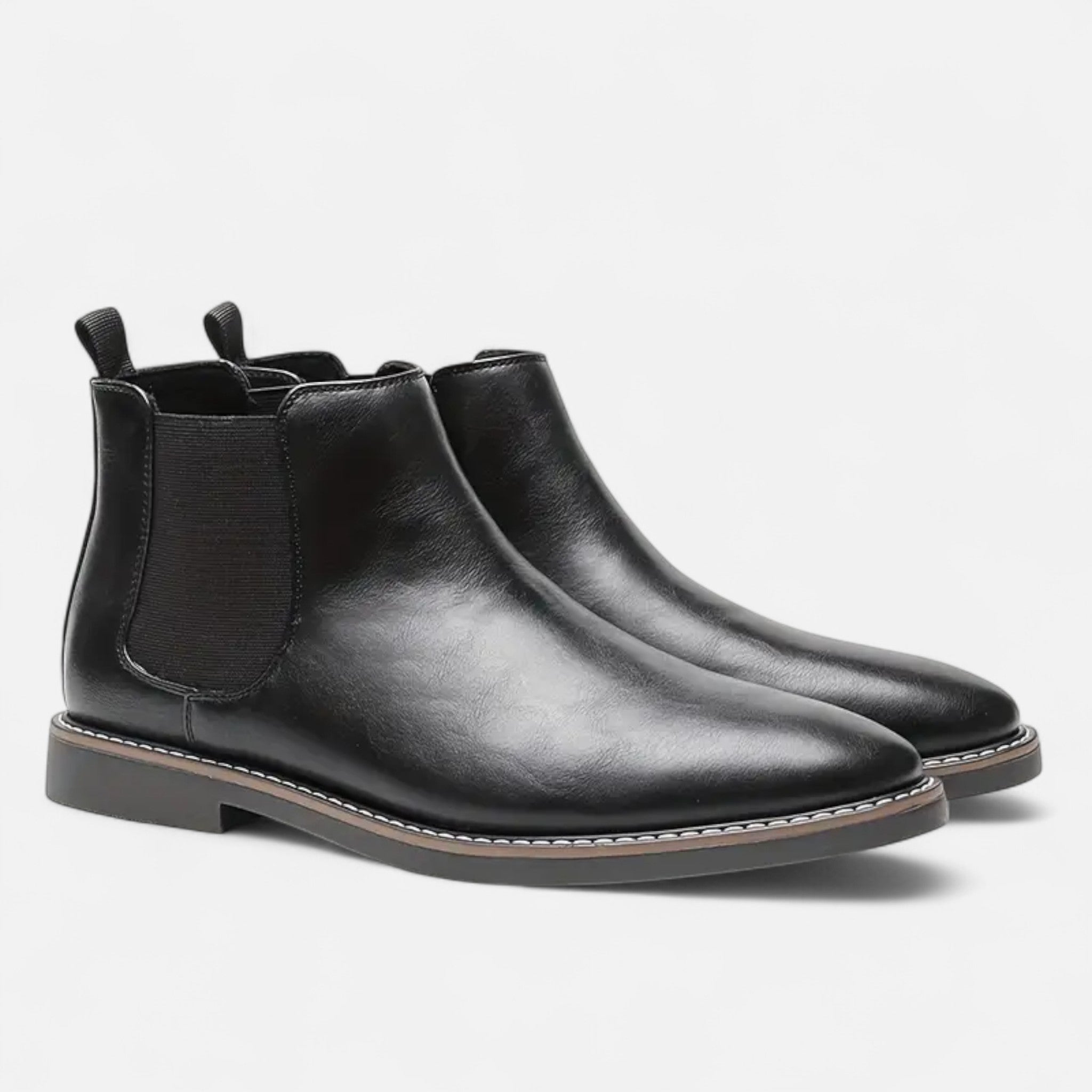 Aveline the Label | Men’s Round Toe Ankle Boots