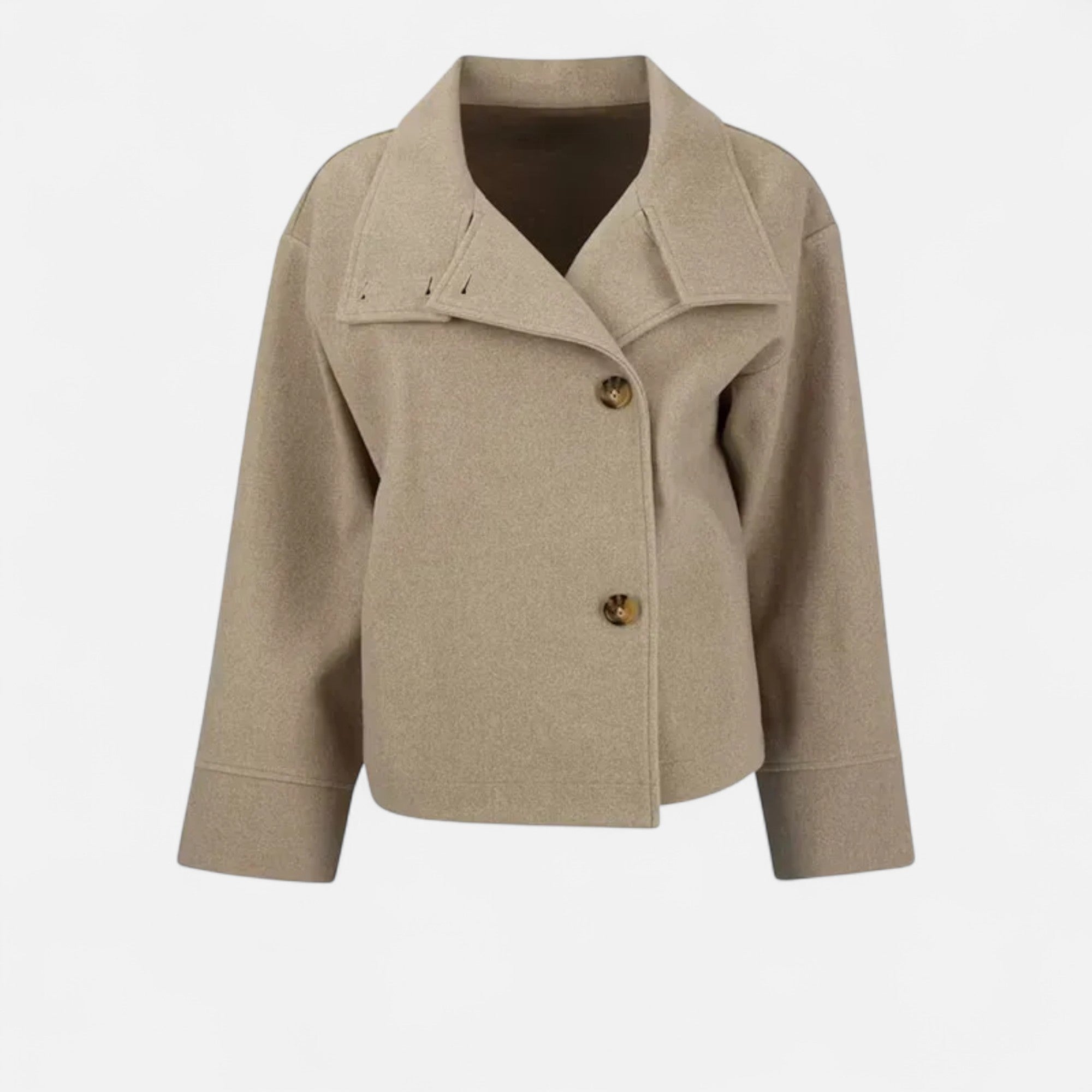 Aveline the Label | Women's Short Coat with Chic High Collar