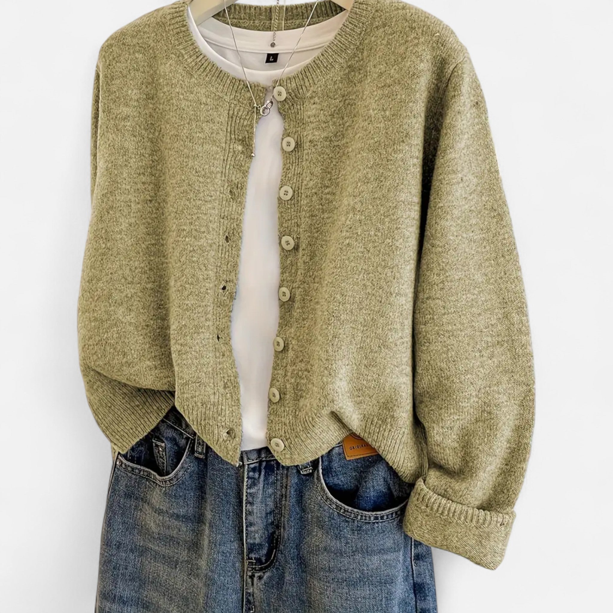 Aveline the Label | Women’s Button-Front Long Sleeve Cardigan