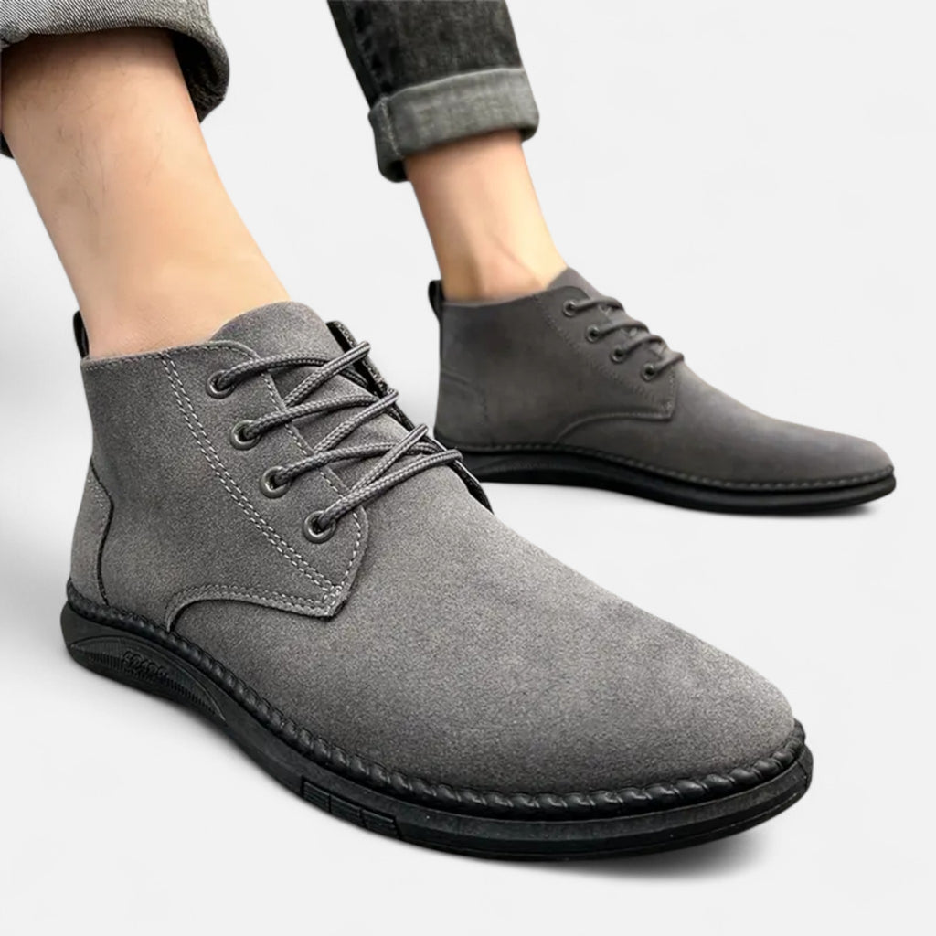 Aveline the Label | Men’s Lace-Up Shoes with Soft Sole, Round Toe