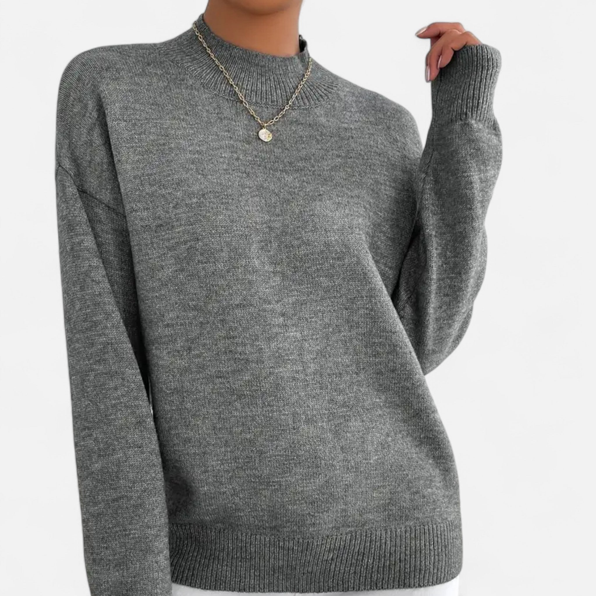 Aveline the Label | Women’s Mock Neck Long Sleeve Sweater