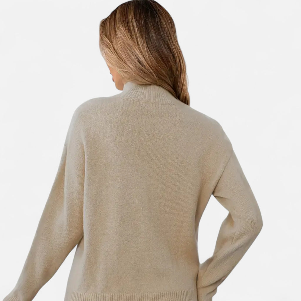 Aveline the Label | Women’s Mock Neck Long Sleeve Sweater
