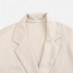 Women’s Wrinkled Suit Jacket & Pants Set