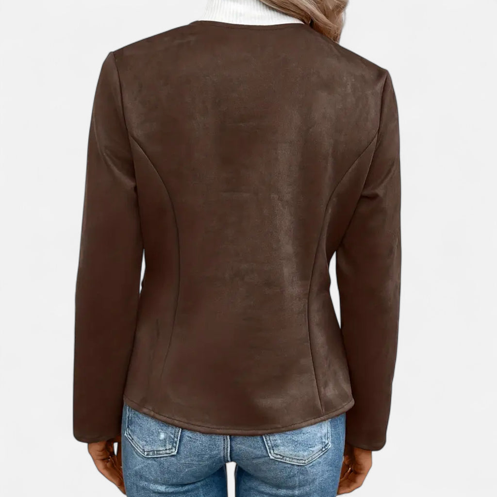 Aveline the Label | Women’s Cropped Jacket with Zipper