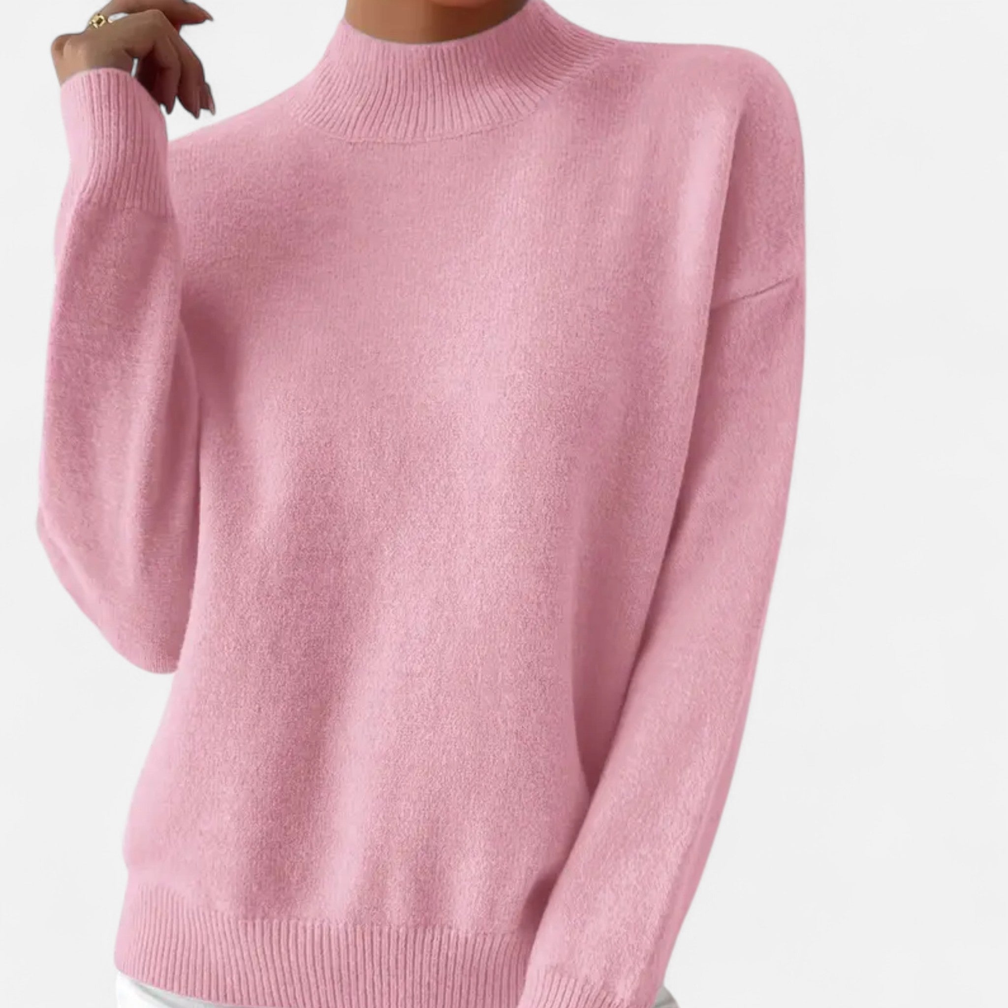 Aveline the Label | Women’s Mock Neck Long Sleeve Sweater
