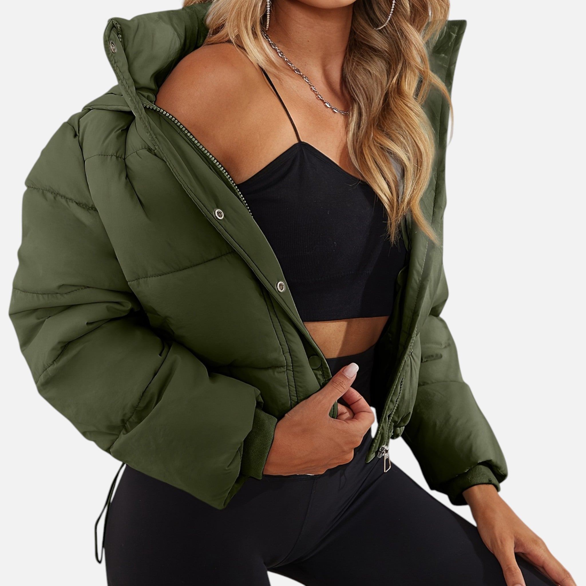 Aveline the Label | Women’s Cropped Puffer Jacket