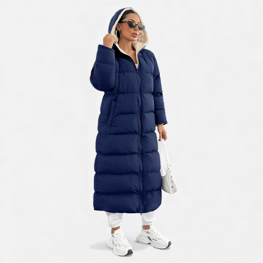Aveline the Label | Women’s Long Hooded Puffer Coat