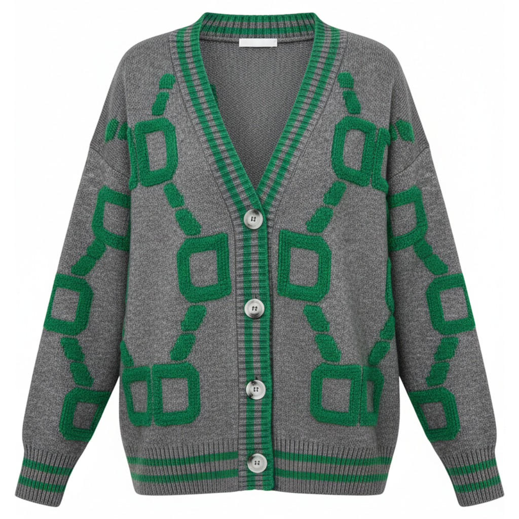 Women’s Spring Knit Cardigan – Lightweight V-Neck Layer