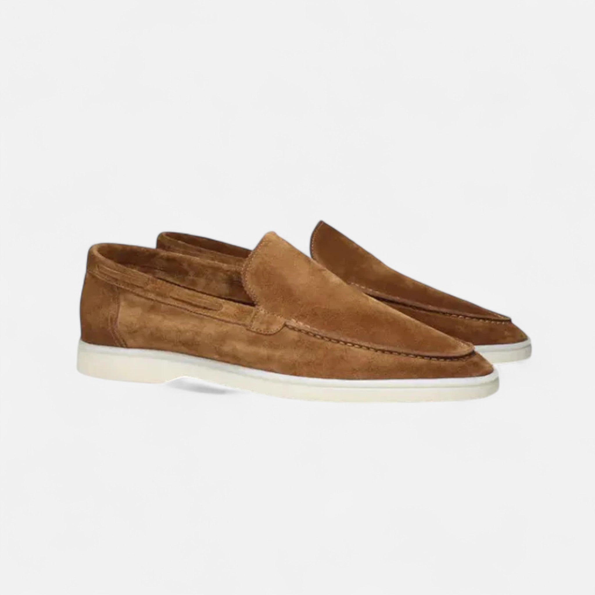 Aveline the Label | Men’s Suede Loafers Slip-On Dress Shoes