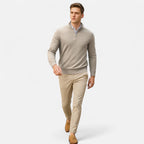 Aveline the Label | Men’s Lightweight Sweater with Quarter-Zip
