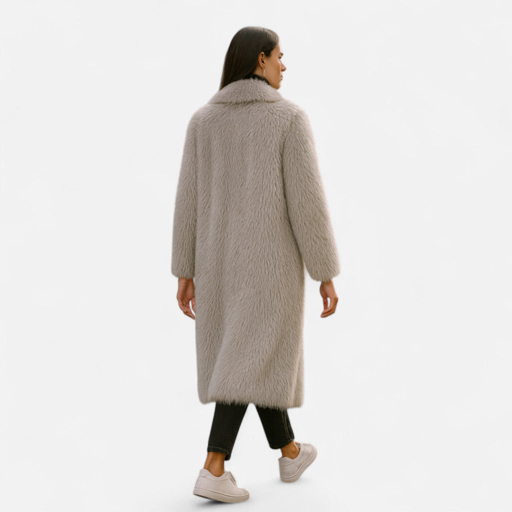 Aveline the Label | Women’s Long Faux Fur Overcoat