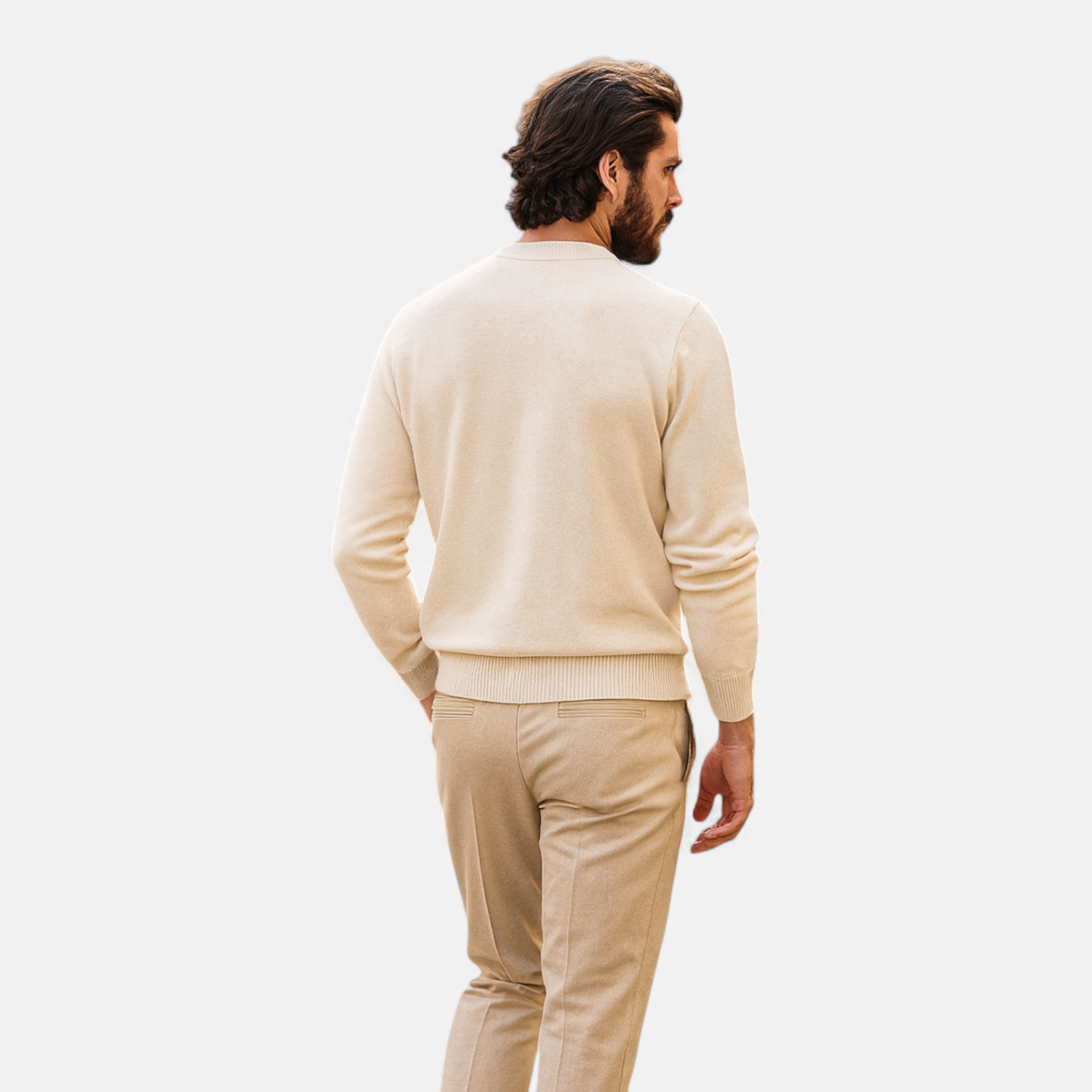 Aveline the Label | Men’s Cashmere Merino Wool Jumper – Relaxed Fit