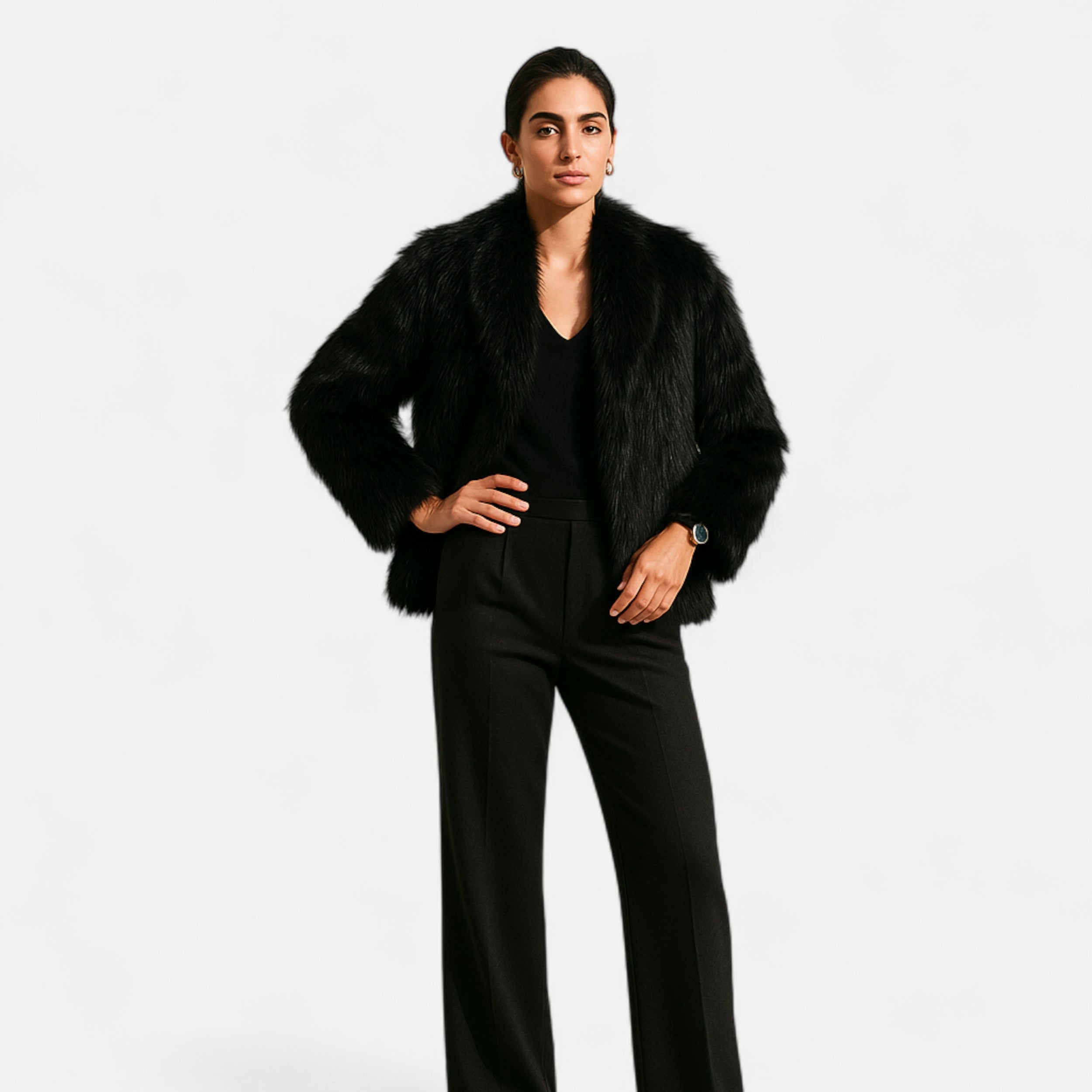 Aveline the Label | Women’s Soft Plush Faux Fur Coat