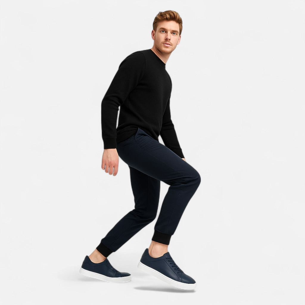Aveline the Label | Men's Premium Leather Slip-On Sneakers