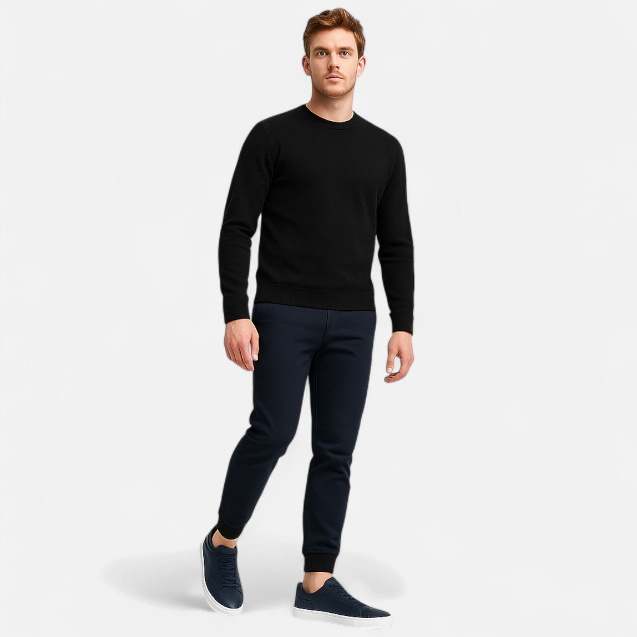 Aveline the Label | Men's Premium Leather Slip-On Sneakers