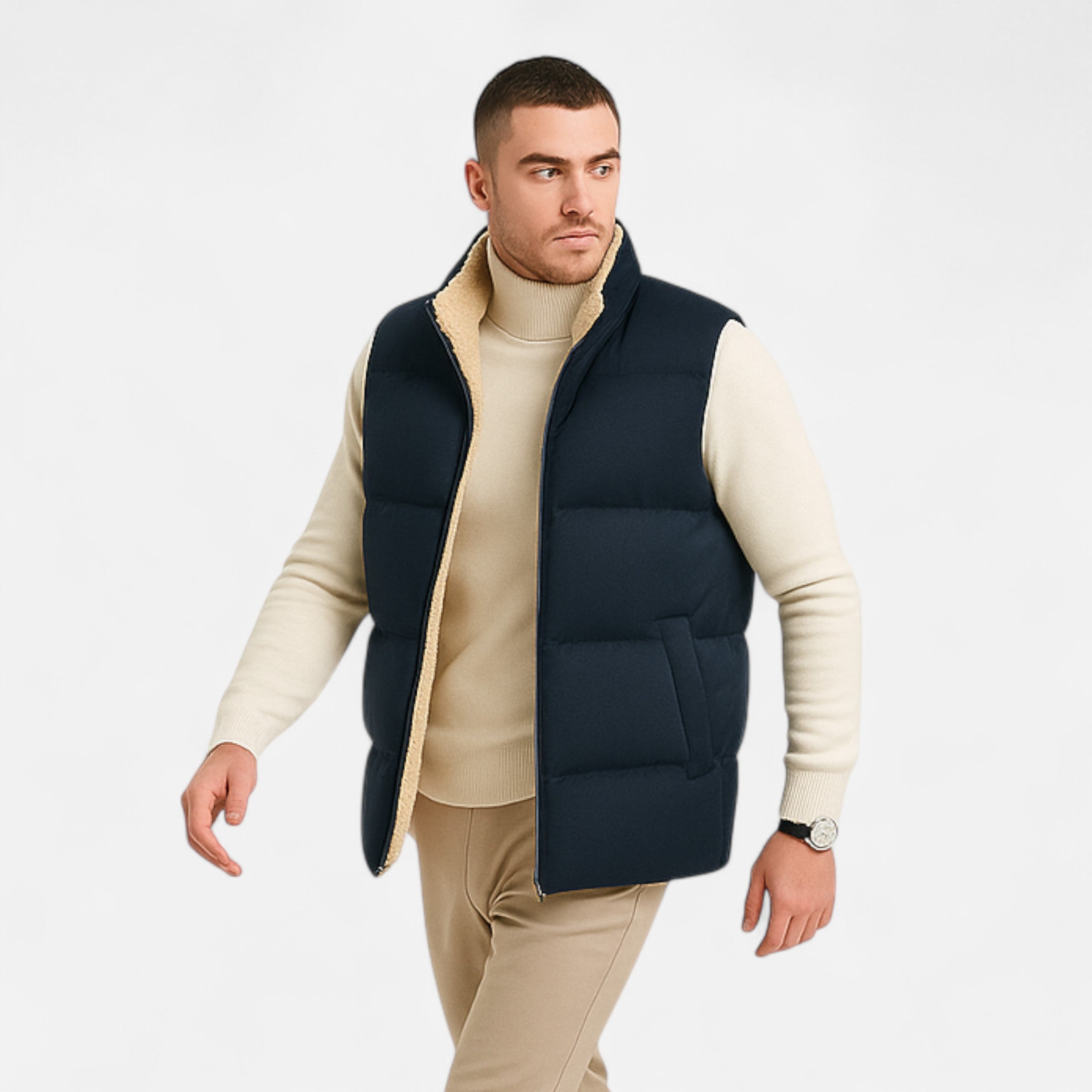 Aveline the Label | Men’s Winter Lamb Wool Vest