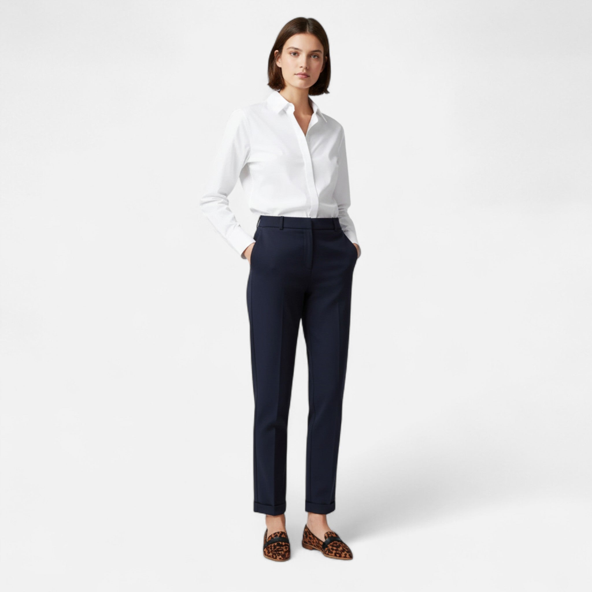 Aveline the Label | Women’s Retro Pointed-Toe Loafers