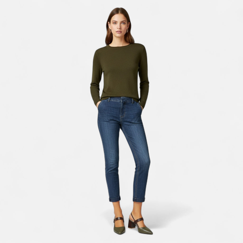 Aveline the Label | Women’s Sandals – Pointed Toe, Medium Thick Heel