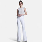 Aveline the Label | Women’s Slim-Fit High-Waist Flared Pants