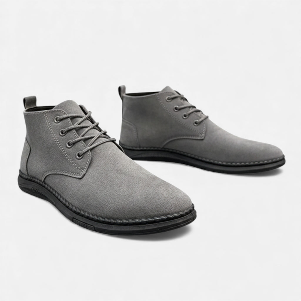 Aveline the Label | Men’s Lace-Up Shoes with Soft Sole, Round Toe