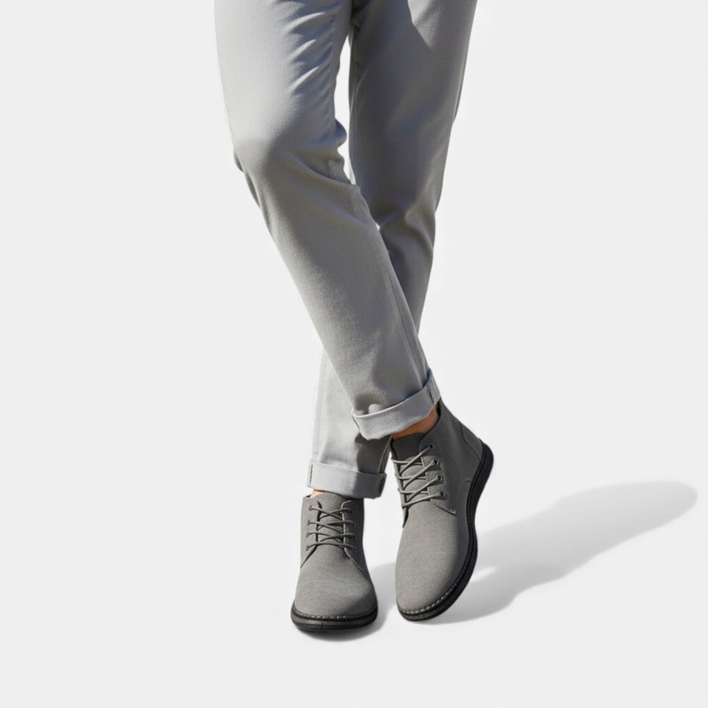 Aveline the Label | Men’s Lace-Up Shoes with Soft Sole, Round Toe