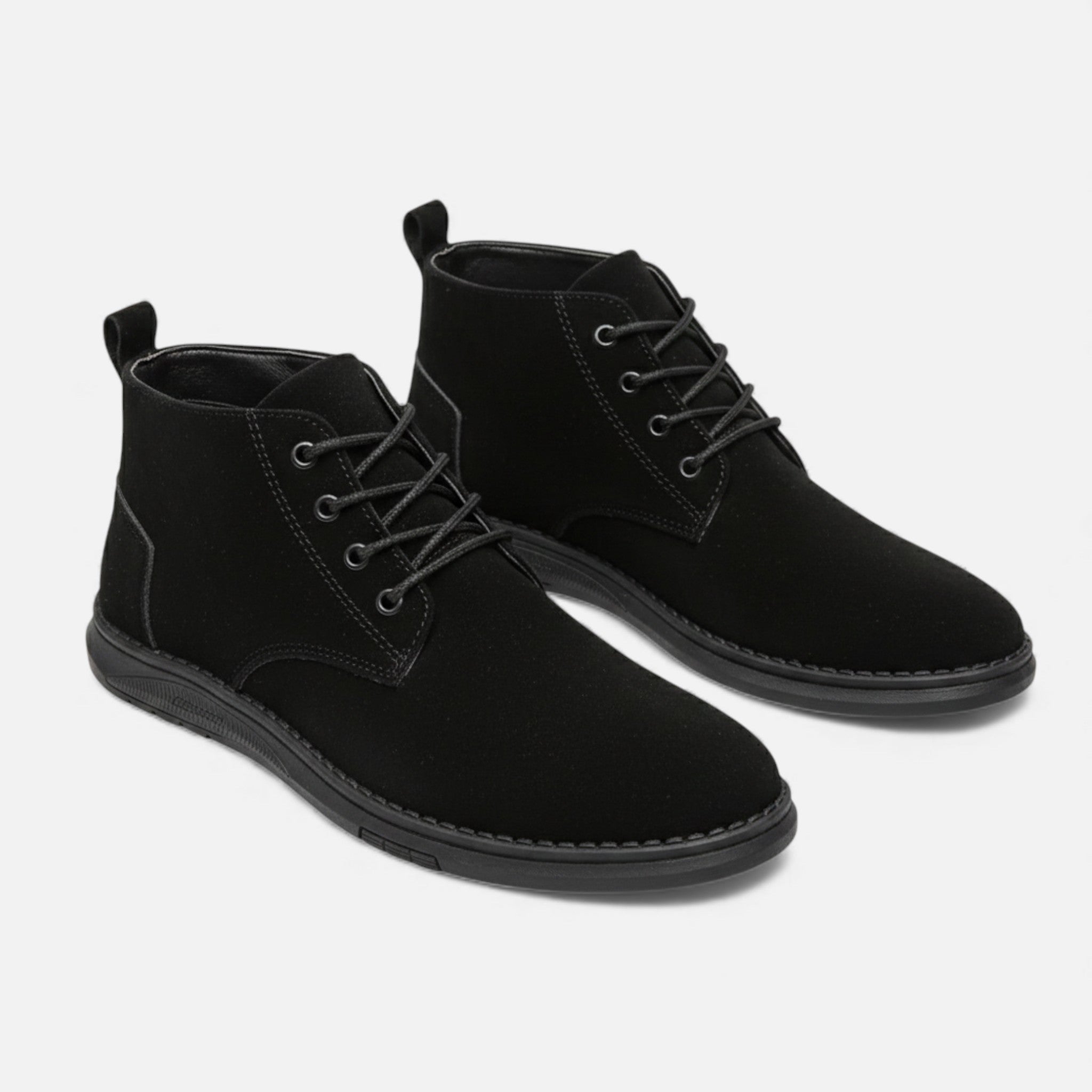 Aveline the Label | Men’s Lace-Up Shoes with Soft Sole, Round Toe