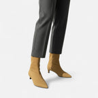 Aveline the Label | Women's Pointed Ankle Boots with Low Heel