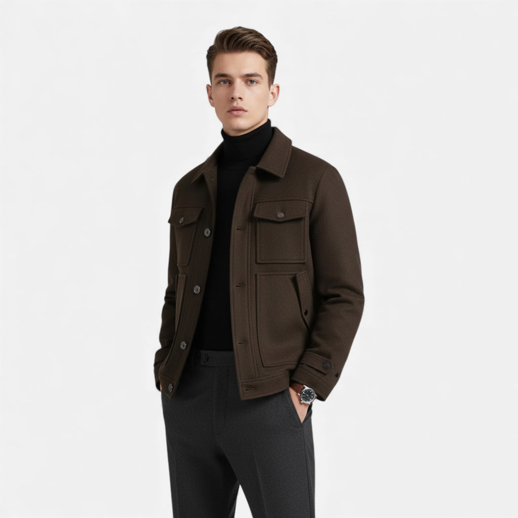 Aveline the Label | Men’s Jacket with Zipper and Pockets