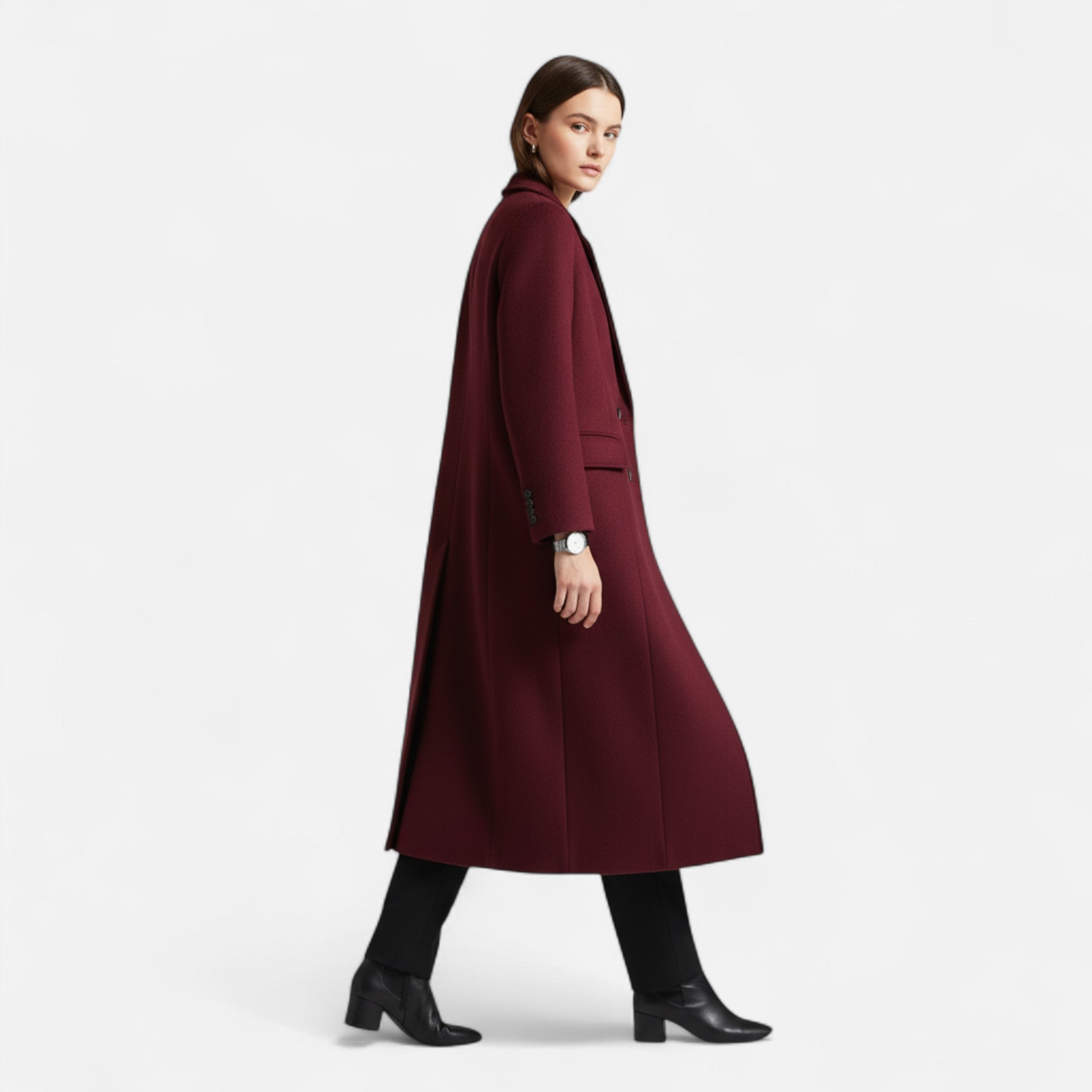 Women's Double-Breasted Trench Coat