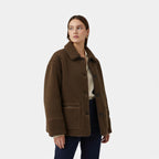 Aveline the Label | Women’s Reversible Brown Teddy Jacket