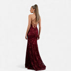 Aveline the Label | Women’s Elegant Sequin Maxi Dress