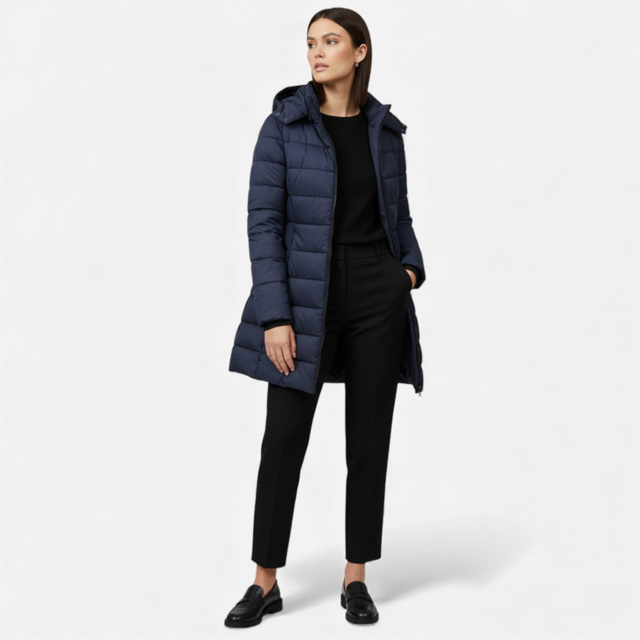 Aveline the Label | Women’s Lightweight Quilted Cotton-Blend Jacket