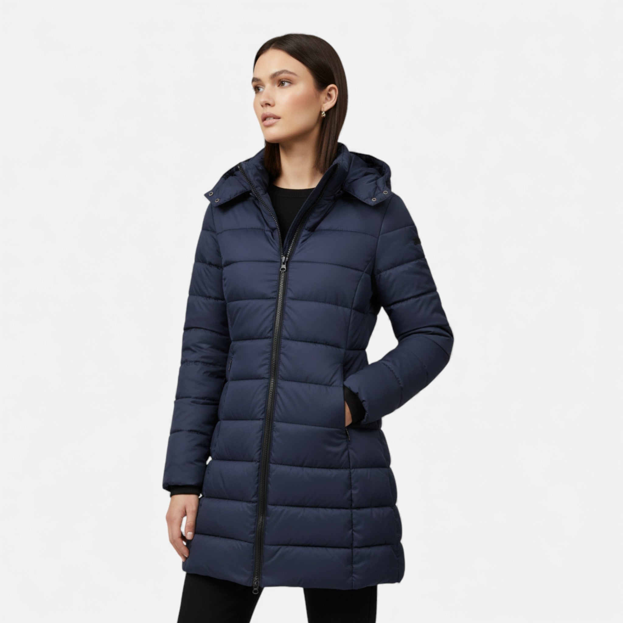 Aveline the Label | Women’s Lightweight Quilted Cotton-Blend Jacket