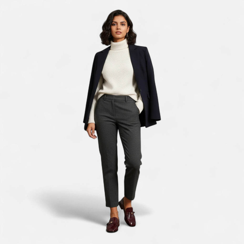 Aveline the Label | Women’s Burgundy Loafers with a Single Strap