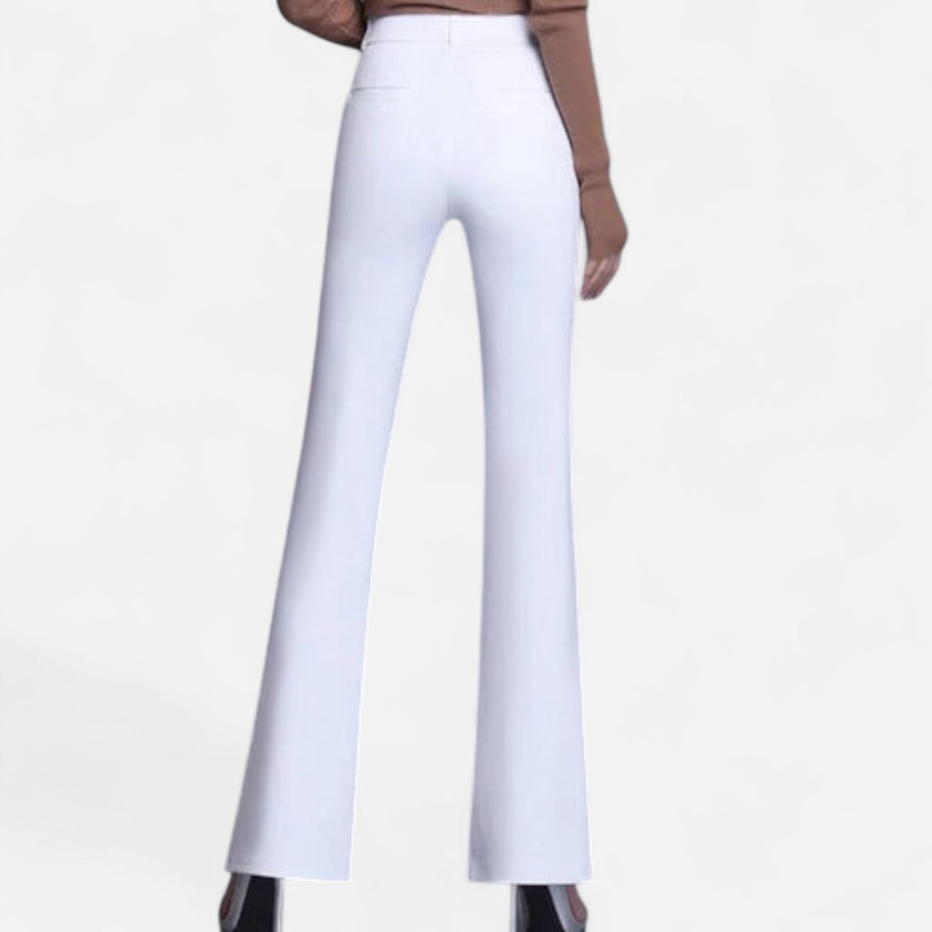 Aveline the Label | Women’s Slim-Fit High-Waist Flared Pants
