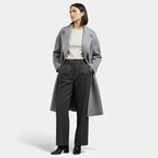 Aveline the Label | Women’s Wool-Blend Winter Coat with Double Pockets
