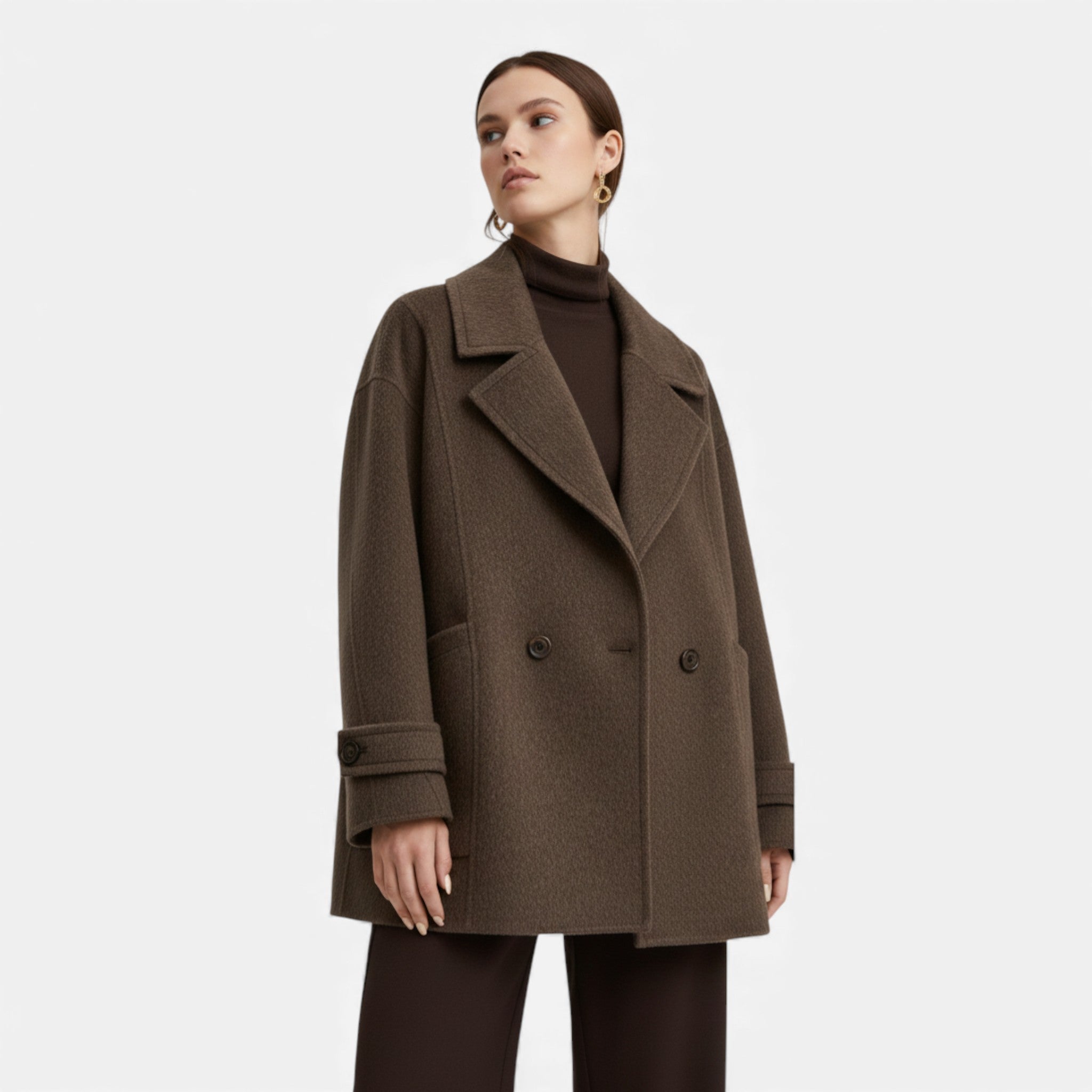 Aveline the Label | Women’s Alpaca-Blend Thick Winter Coat