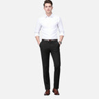 Aveline the Label | Men’s Black Stretch Pants Smart Casual