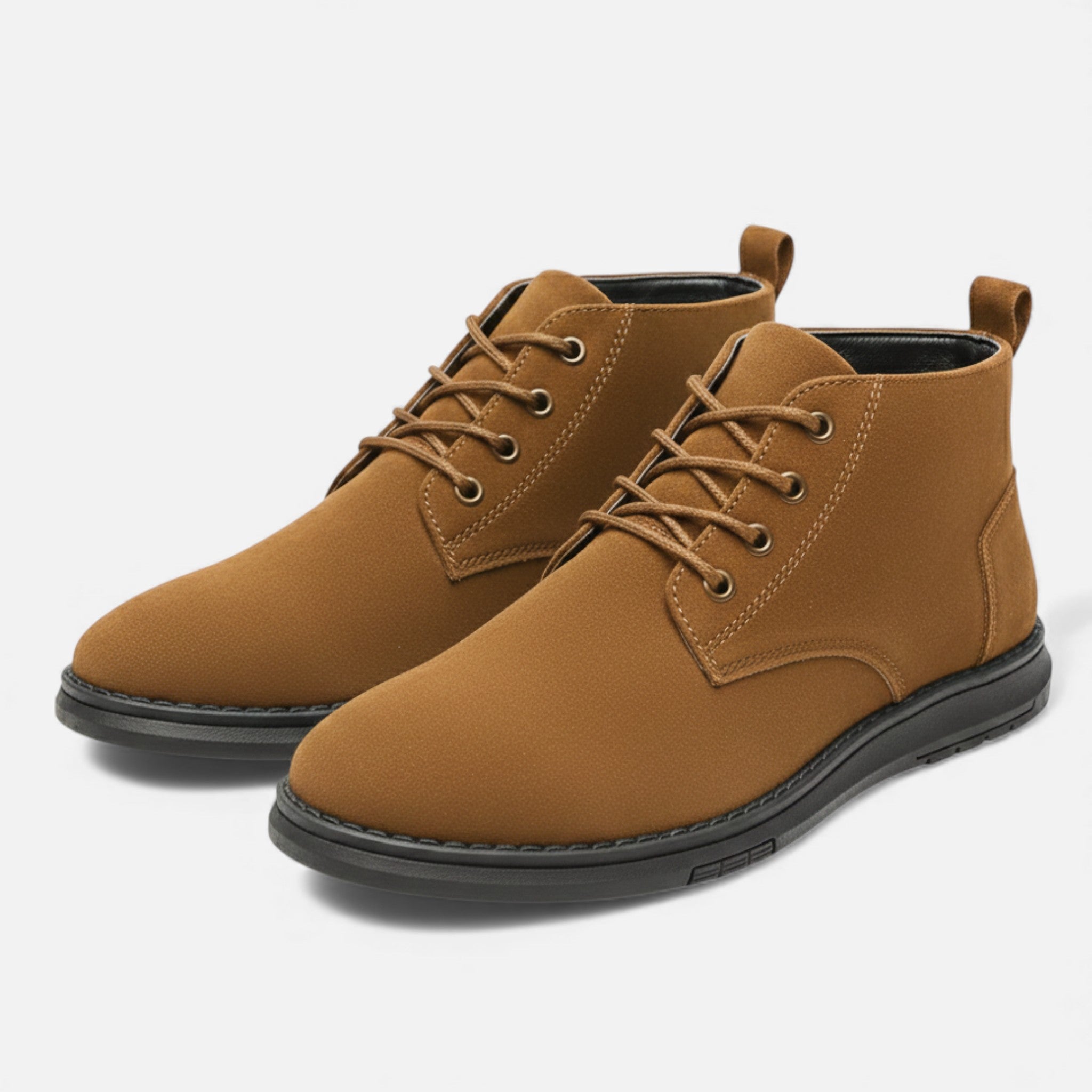 Aveline the Label | Men’s Lace-Up Shoes with Soft Sole, Round Toe