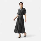 Aveline the Label | Women’s Long Shirt-Dress in Cotton-Blend