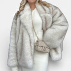 Aveline the Label | Women’s Wide Lapel Faux Fur Coat