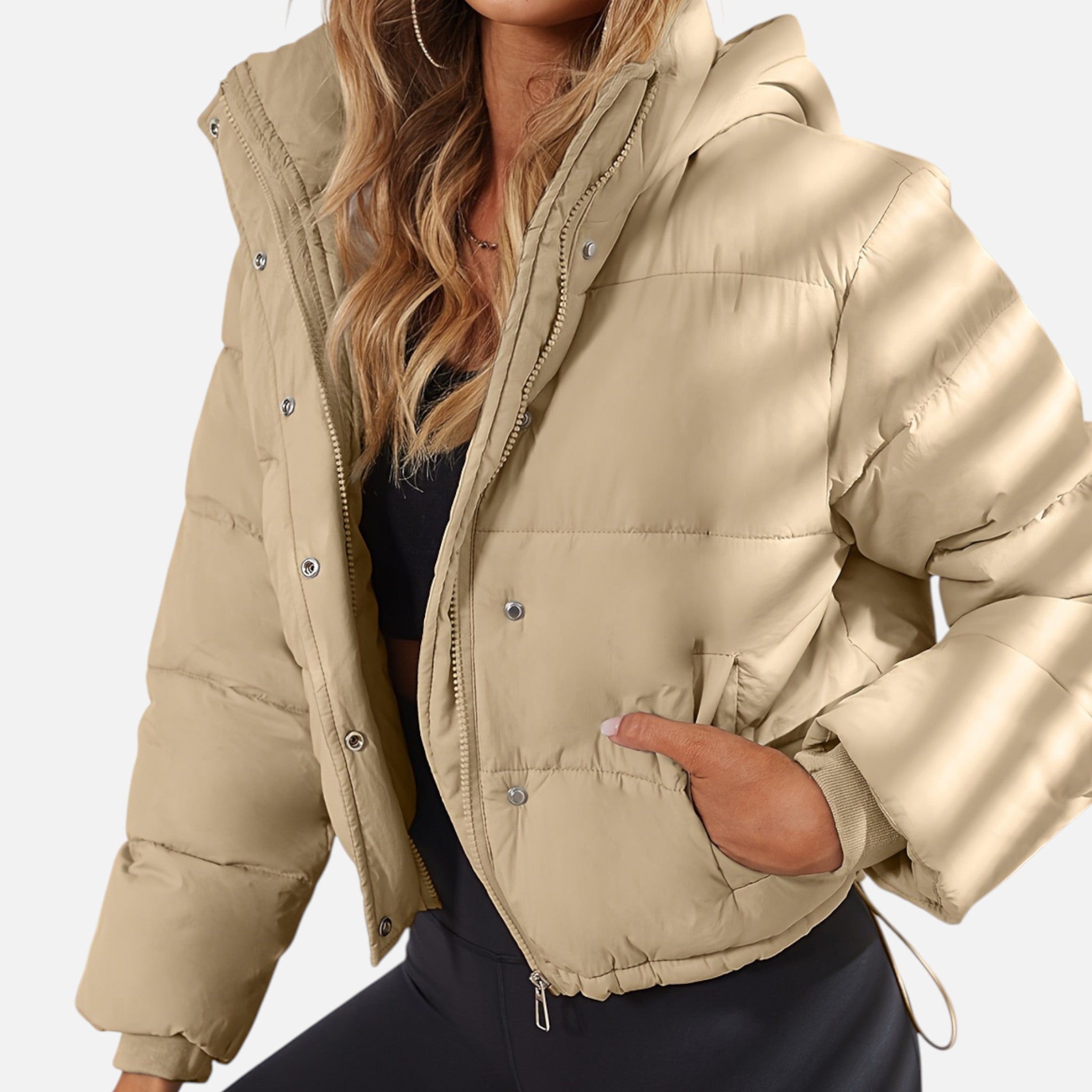 Aveline the Label | Women’s Cropped Puffer Jacket