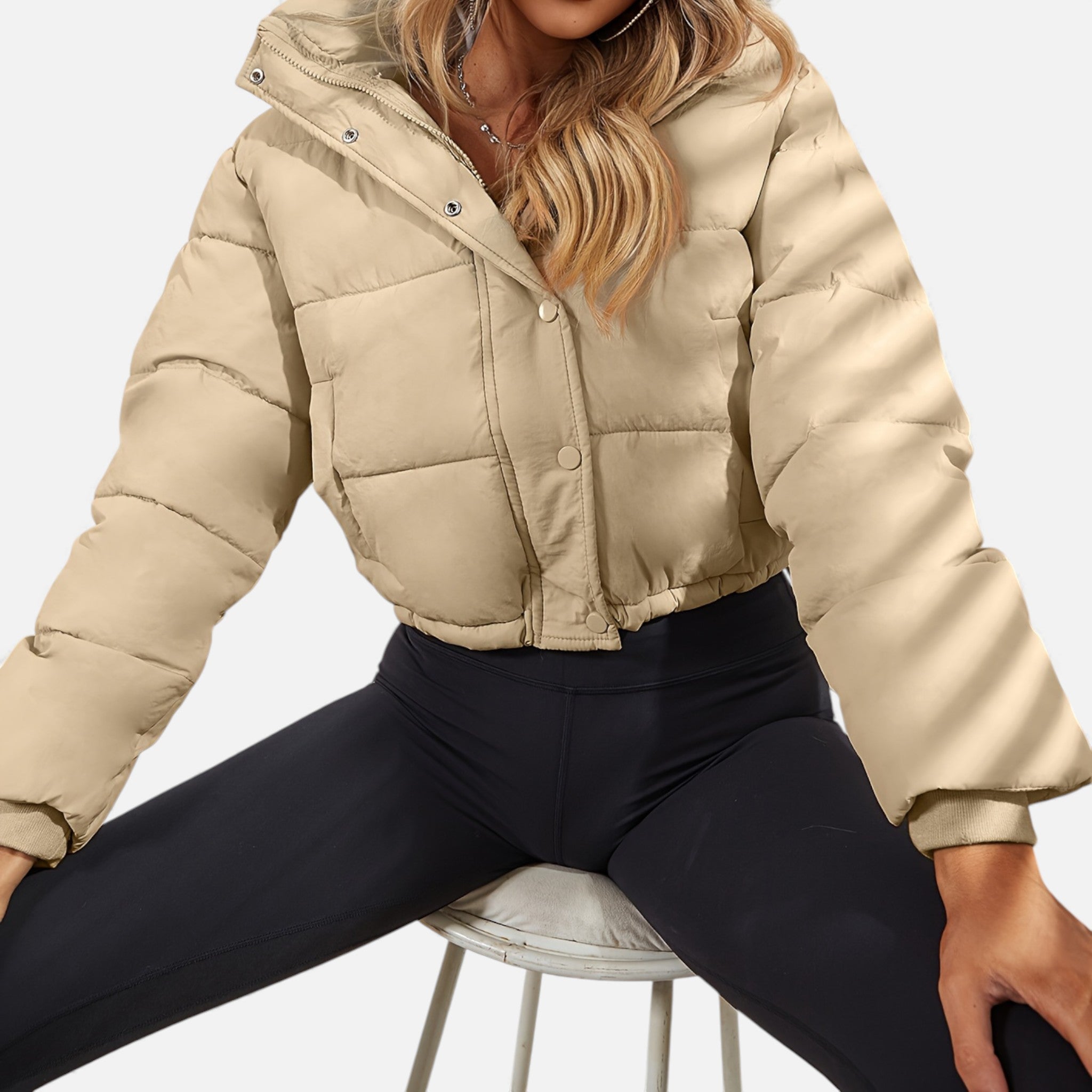 Aveline the Label | Women’s Cropped Puffer Jacket