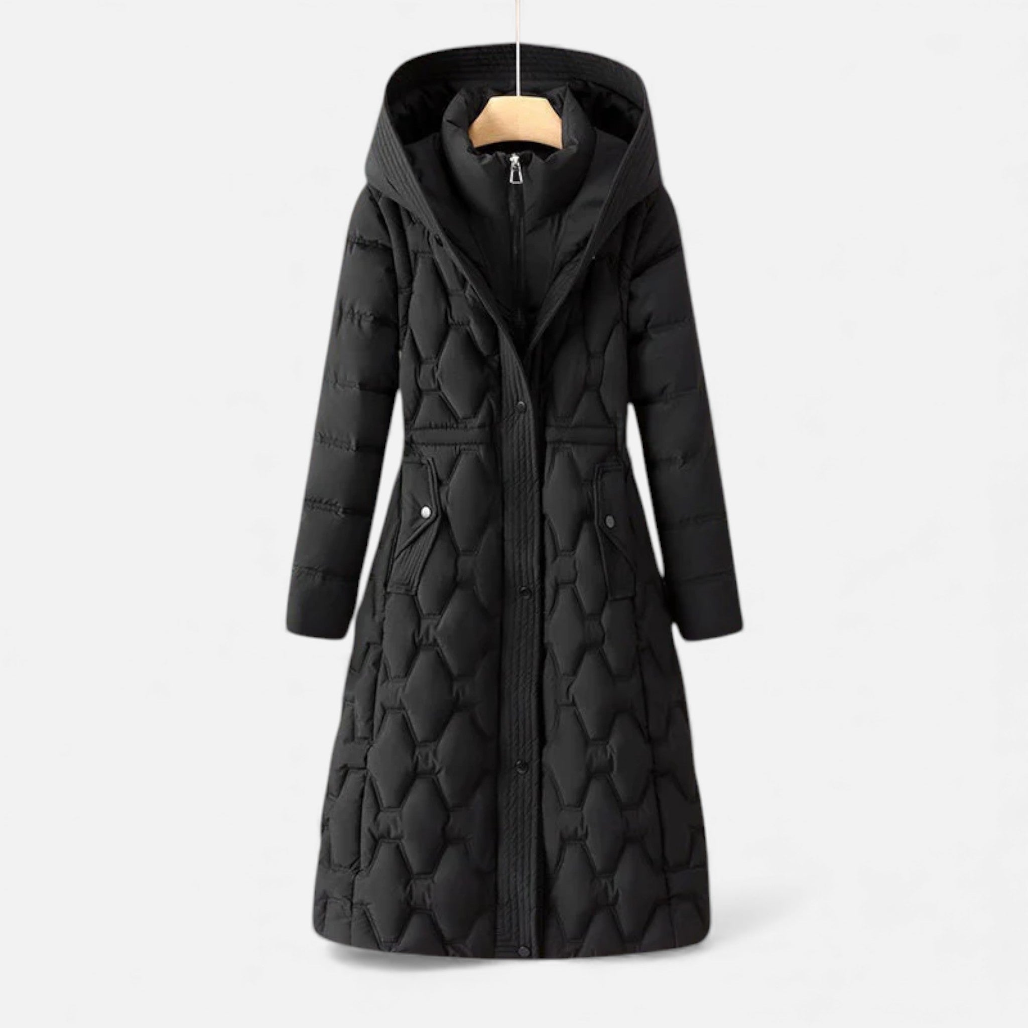 Aveline the Label | Women’s Quilted Longline Winter Coat